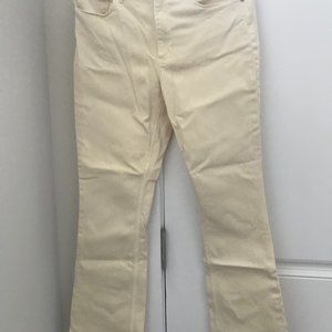 Pale yellow jeans from J Jill